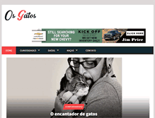 Tablet Screenshot of osgatos.com.br